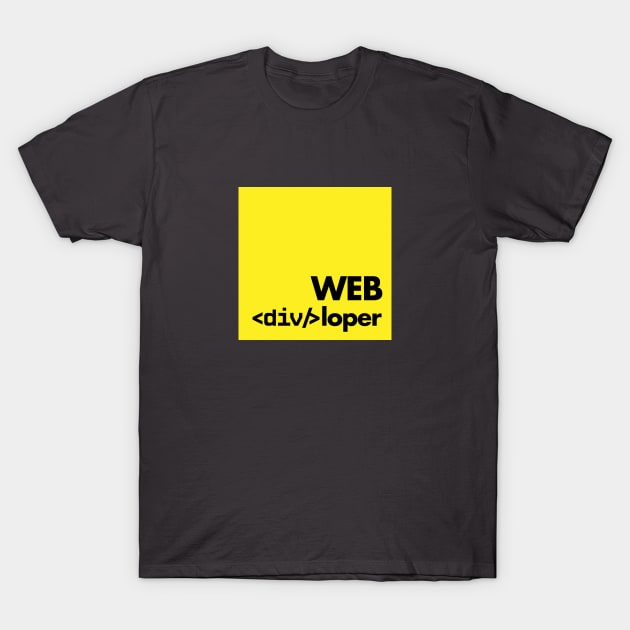 Web <div/>loper T-Shirt by chriskirknielsen